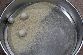 Milling sieve test result on #60 sieve